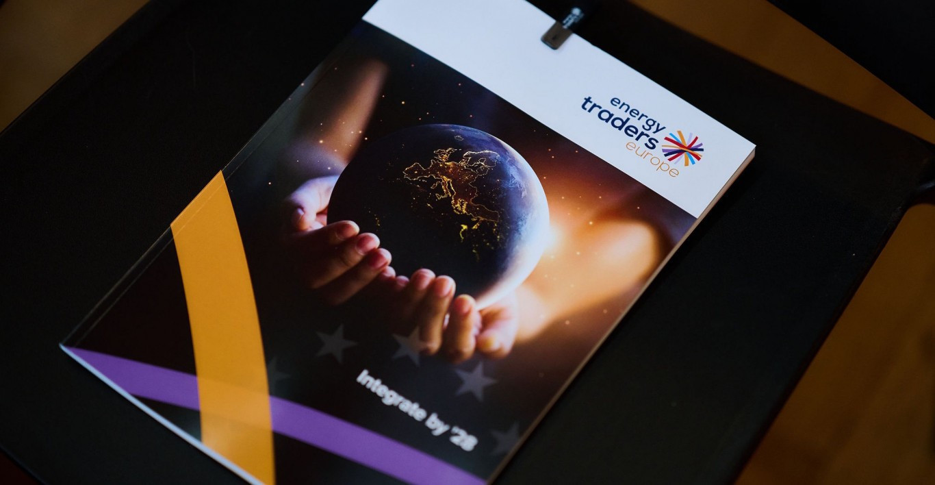 Integrate by ’28 - simple text image